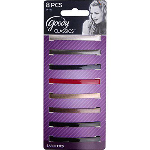 GOODY Women Classics Metallic Glossed Stay Tight, 8 Count