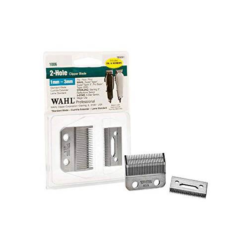 Wahl Professional 2 Hole (1mm – 3mm) Clipper Blade for Professional Barbers and Stylists - Model 1006