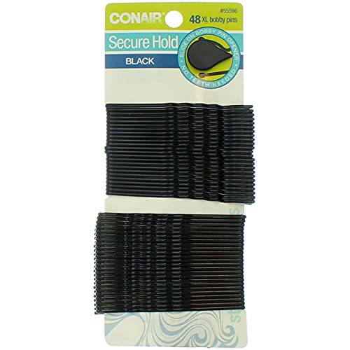 Conair Xtra Long Black Bobby Pins - 48Ct