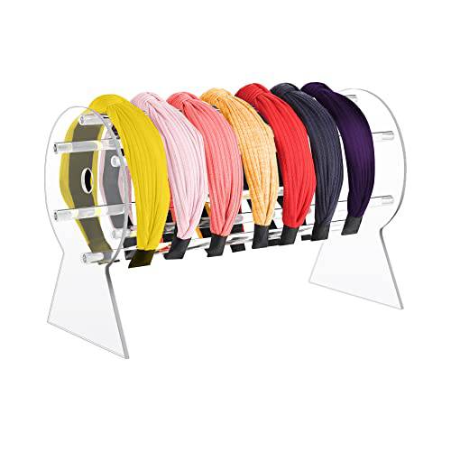Headband Holder ,Hairband Display Stand, Clear Jewelry Organizer for Girl Women Gifts, The Perfect Headband Display Organizer