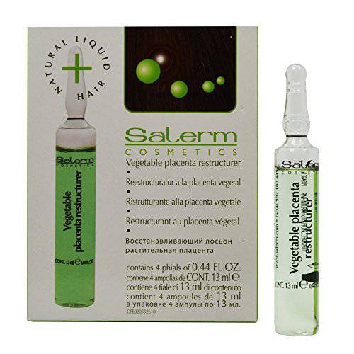 Salerm Vegetable Placenta Restructurer 4 Applications Big Sale, 0.44 Fl Oz (Pack of 4)