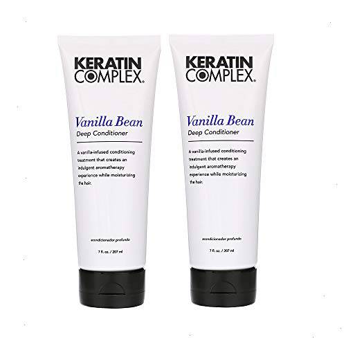 Keratin Complex Vanilla Bean Conditioner (Pack of 2), 7 Oz