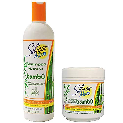 Great Combo Silicon Mix Bambu Shampoo and Conditioner