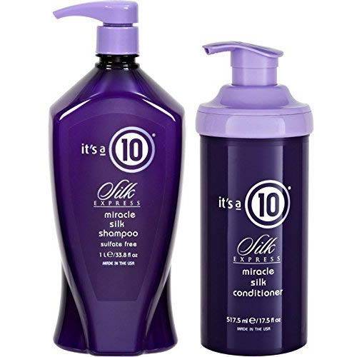 It’s a 10 Ten Miracle Silk Express DUO: Shampoo 33.8 Oz & Conditioner 17.5 Oz