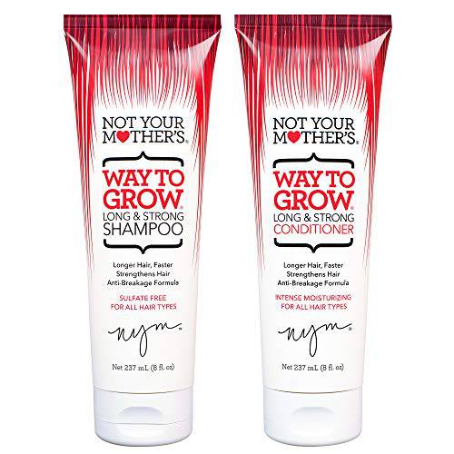 Not Your Mother’s Way To Grow Damage Protecting Shampoo & Conditioner Duo Pack 8 oz (1 of each), for longer stronger hair