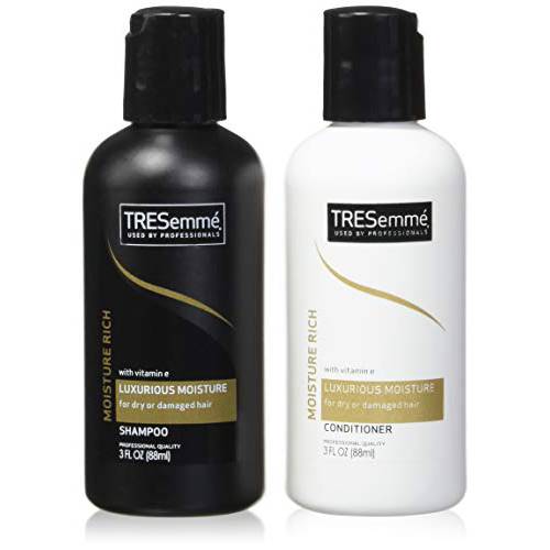 TRESemme Moisture Rich Shampoo & Conditioner, 3 Fl. Oz. Travel Size