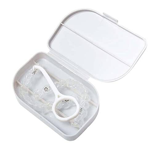 CAPSULE DENTAL Retainer Case - Travel Retainer Box with Aligner Removal Tool - Perfect Container for Retainers, Partial Dentures, Night Mouth Guards, Aligners - Small No-Rattle Cases with Remover