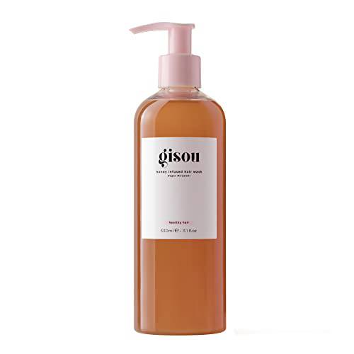 Gisou Honey Infused Hair Wash to Hydrate and Gently Cleanse for Softer and Stronger Hair (11.1 fl oz)