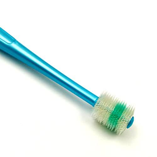 H&H Pets 360-Degree Bristle Toothbrush for Dogs and Cats - Super Soft Nylon bristles Tooth Brush, Puppy Supplies, Dog Brush Set, Pet Supplies Dog Grooming Kit Eco-Friendly (8-Count Pack)