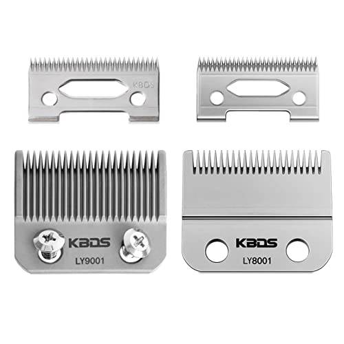 KBDS Professional Replacement Clipper Blades,Pecision 2 Holes Clipper Parts Blade for Wahl Magic Clip,Super Taper,5-Star Senior,