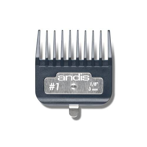 Andis Master Premium Metal Clip Comb Size 1 1/8 Fits Model ML CL-33665, Blue