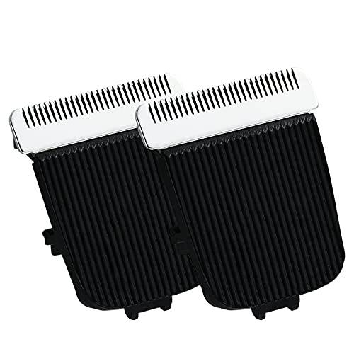 Replacement Blade Compatible with Manscaped Hair Trimmer Blade, Hygienic Snap-In Replacement Clipper Blades Fit Compatible with Manscaped 4.0 3.0 2.0, 2 Pack Black
