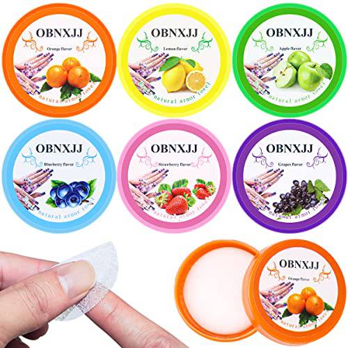 FERCAISH 192Pcs Nail Polish Remover Pads, 6 Fragrances Disinfecting Gel Polish Remover Wipes Easy to Carry and Strong Removal Effect Lint Free Nail Polish Wipes