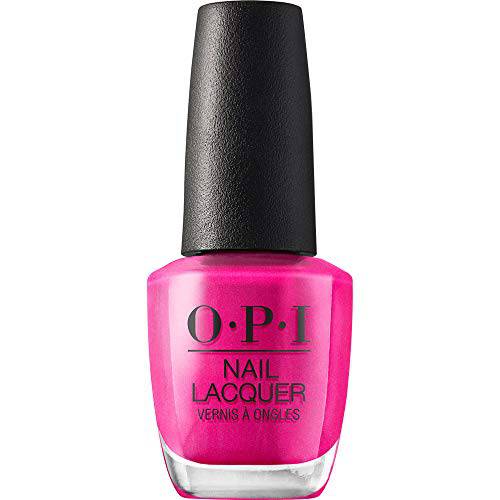 OPI Nail Lacquer, La Paz-itively Hot, Pink Nail Polish, 0.5 fl oz