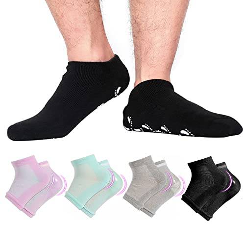 2 Pairs Mens Moisturizing Socks and 4 Pairs Heel Moisturizing Socks