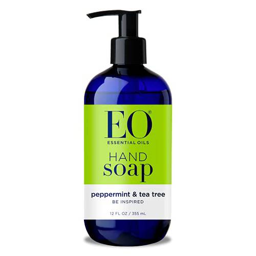 EO Hand Soap: Peppermint and Tea Tree, 12 Ounce (Pack of 3)
