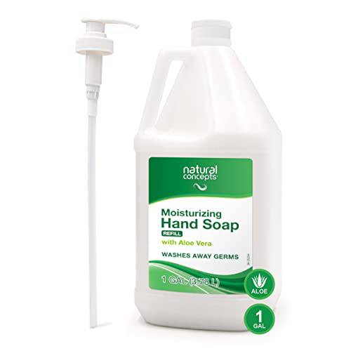 NATURAL CONCEPTS | Moisturizing Hand soap with Aloe Vera | 1 gallon (128 oz), refill