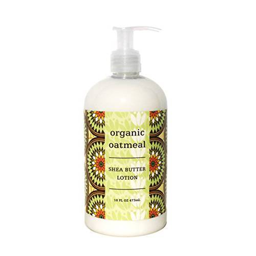 Greenwich Bay ORGANIC OATMEAL Hand & Body Lotion, with Cocoa Butter, Shea Butter and Organic Oatmeal Extracts-No Parabens -16 Oz.