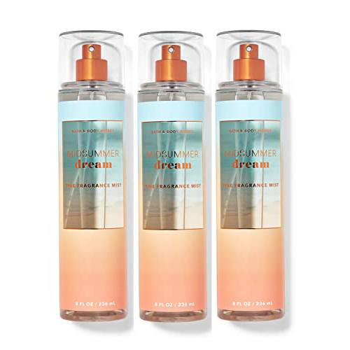 Bath & Body Works Midsummer Dream - Value Pack Lot of 3 Fine Fragrance Mist. - Full Size