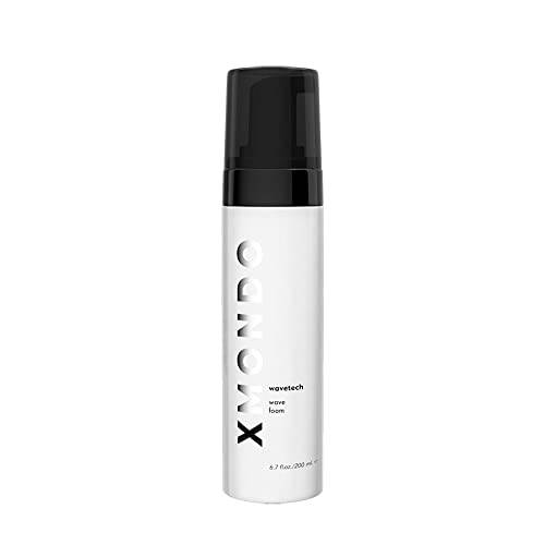 XMONDO Hair Wavetech Wave Foam | Vegan Formula with Pro-Vitamin B5 and Anti-Frizz Nutrients to Fight Static, Control Frizz, and Enhance Your Wavy Hair, 6.7 Fl Oz 1-Pack