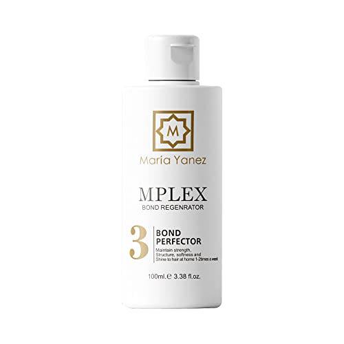 MPLEX3 by Maria Yanez, At Home Hair Treatment, Ideal for Hair Treated with Color, Lightening, Perm, Straightener, Protect, Detoxify And Repair Hair, France Technology, 3,38
