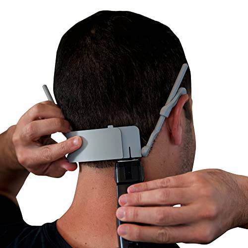 neckscaper Self-Trimming Template for Grooming Your Neckline, Durable, Adjustable, and Includes a Travel Case