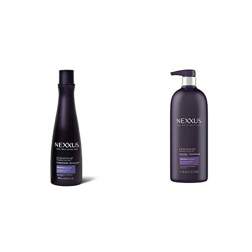 Nexxus Keraphix Shampoo and Conditioner with Keratin Protein and Black Rice