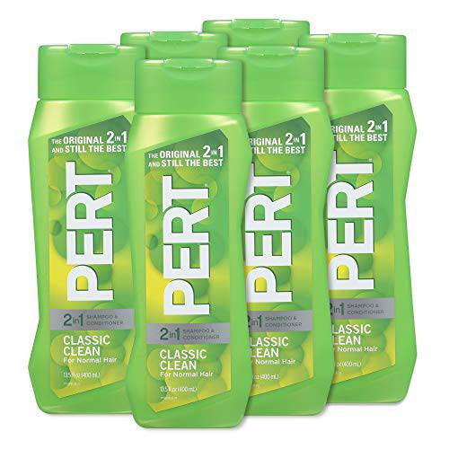 PERT 2-in-1 Classic Clean Shampoo and Conditioner 13.5oz (6 Pack)