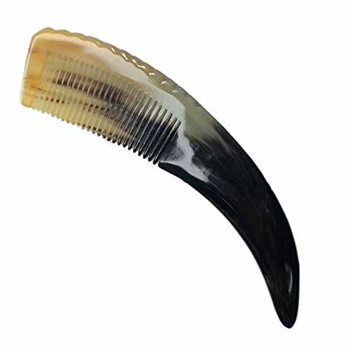 TOP SEWING Carved Horn Bone Comb For Relaxing Head 8.5 Scalp Massage Comb B