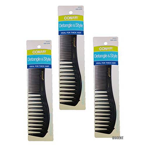 Conair Styling Essentials Wide-Tooth Lift Comb 1 ea (Pack of 3)