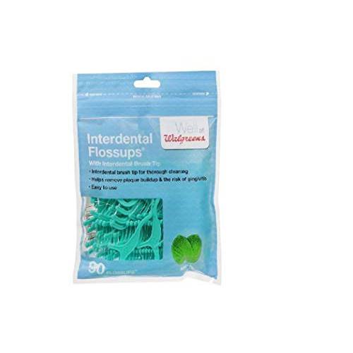 3 pack of well at Walgreens Interdental Flossups Mint90.0 ea