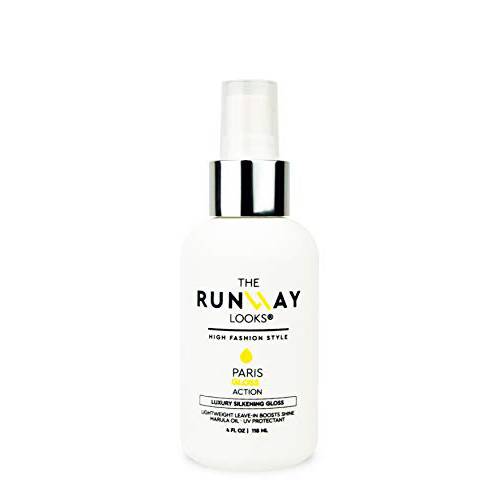 The Runway Looks Gloss Luxury Silkening Sheen - Lightweight Leave-in Hair Spray, Volume hair spray for Boosts Shine + Heat Protectant-texture spray for fine hair - thickening hair spray 118ml