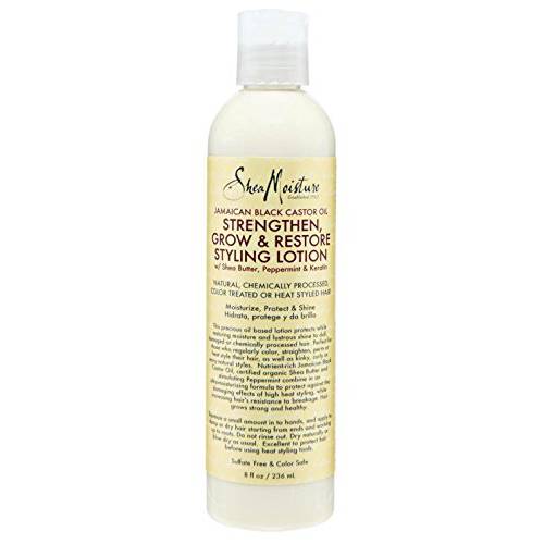 Shea Moisture Jamaican Black Styling Lotion 8 Ounce (235ml) (3 Pack)