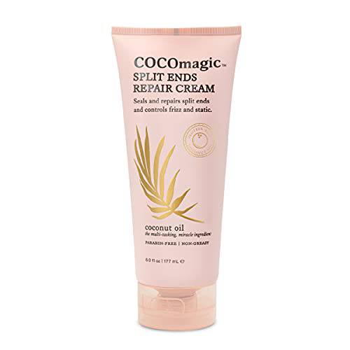 CocoMagic Split Ends Repair Cream | Helps Seal Split Ends & Reduces Breakage | Paraben Free, Cruelty Free, Made in USA (6 oz)