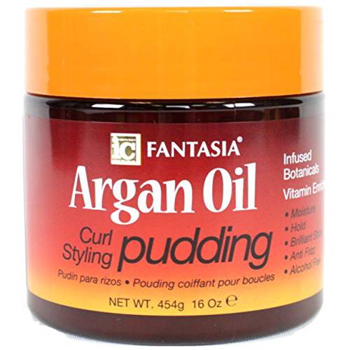 Fantasia Argan Oil Curl Styling Pudding, 16 oz (Pack of 2)