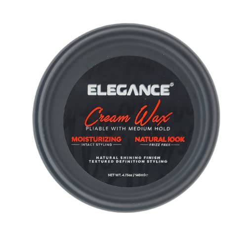 Elegance Cream Wax Medium Hold Natural Look 4.73 Oz