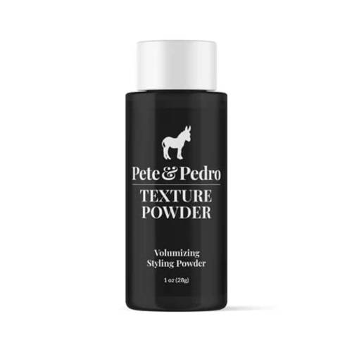 Pete & Pedro TEXTURE POWDER - Texturizing and Volumizing Styling Powder For Men | Adds Mega Volume & Texture, Matte Finish, Restyleable Hold | As Seen on Shark Tank, 1 oz.