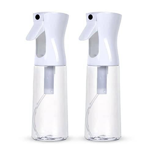 VIGOR PATH Hair Spray Bottle - Continuous Spray Nano Fine Mist Sprayer - Empty Spray Bottle - Reusable Beauty Spray Bottle - Cleaning, Hairstyling & Plants - 5oz/150 ml - Pack of 2