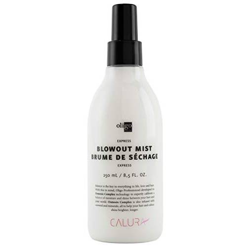 Calura Express Blowout Mist by Oligo Professional | Heat Protectant for Hair with Osmosis Complex Technology | Mineral Infused Heat Protectant Spray for Hair | Sulfate Free Hair Heat Protectant, 8.5oz