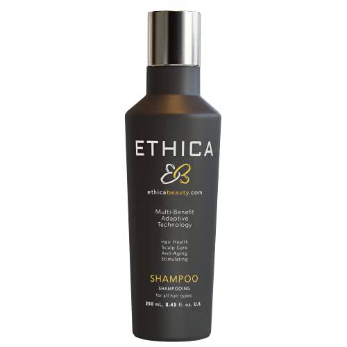Ethica Anti-Aging Shampoo | Volumizing Shampoo for Men and Women | Improve Thinning, Stressed and Damaged Hair | Plant Based, Cruelty-Free | (250 mL)