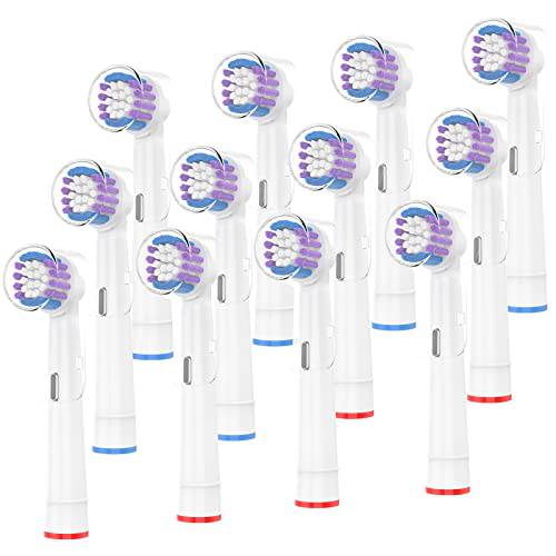 Electric Toothbrush Replacement Heads Compatible with Oral B Braun Toothbrushes, USHON Precision Clean Tooth Brush Heads, 6 Pack