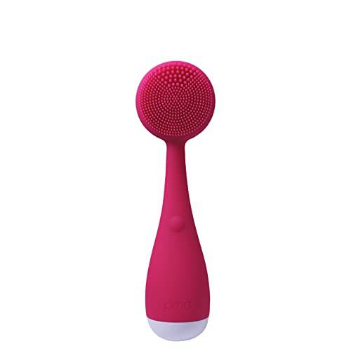 PMD Clean Mini - Smart Facial Cleansing Device with Silicone Brush & Anti-Aging Massager - Waterproof - SonicGlow Vibration Technology - Clear Pores and Blackheads - Lift, Firm, and Tone Skin