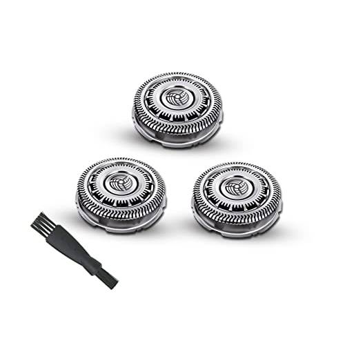 JaJa SH90 Replacement Blades for Philips Norelco Series 9000 Shaver,Men’s Electric Shaver Heads Compatible with Phillips 8000 and Star Wars(SW9700,SW6700),3-pk