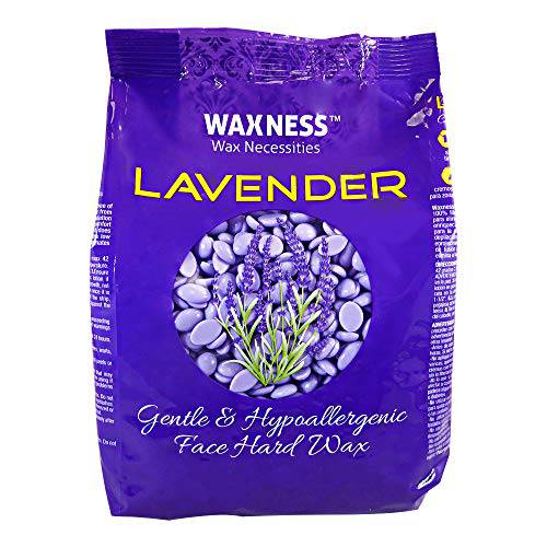 Waxness Premium Luxury Lavender Face Hard Wax Beads 0.8 lb / 400g