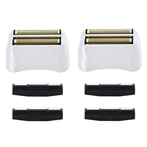 1 Pack Pro Shaver Replacement Foil and Cutters compatible with Andis 17150(TS-1) Pro lithium titanium foil shaver Replacement Heads, Golden