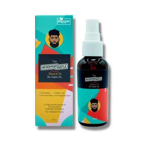 EverydayHustle Beard Oil for Men – 60ml Premium Beard Oil for Black and Mixed Men Beard types – Beard Spray Bottle – Beard Oil Moisturizer for Protection, Hydration and Extra Shine
