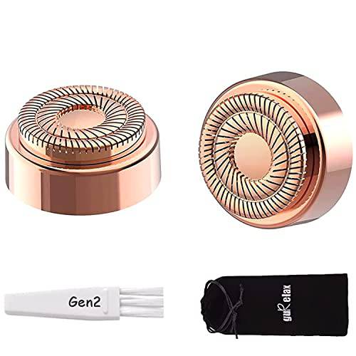 Gurelax Replacement Heads for Flawless Finishing Touch Facial Hair Removal Tool for Women, Replacement Heads for Gen 2 Painless And Smooth Face Hair Remover