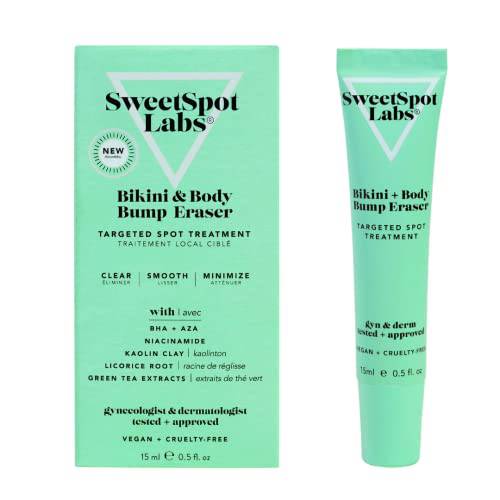 SweetSpot Labs Bikini & Body Bump Eraser, Razor Bump and Dark Spot Treatment with Niacinamide, 0.5 oz