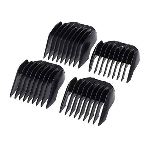 4 Set Guide Combs for Most Hair Clippers/Trimmers Guards Set Attachment Guide Combs