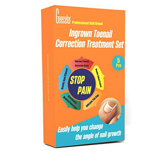 Ingrown Toenail Quick Correction Kit 5 Pcs, Pain Relief, Eradicate at Once, Professional Ingrown Toenail Kit.